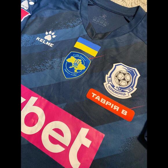 CHORNOMORETS 2023/24 Match ISSUE WORN JERSEY ZE GOMES #23 Ukraine Premier League - Picture 3 of 7